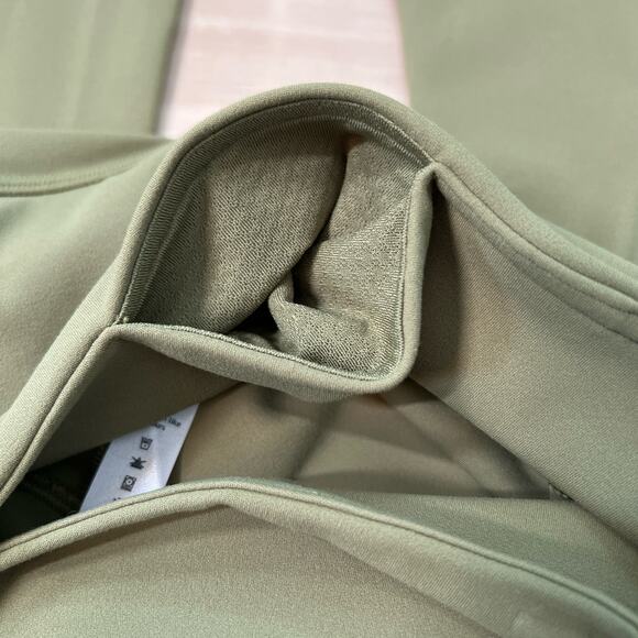 NWT Lululemon Groove Super High Rise Flared Pant Nulu Bronze Green 14 - Picture 5 of 11